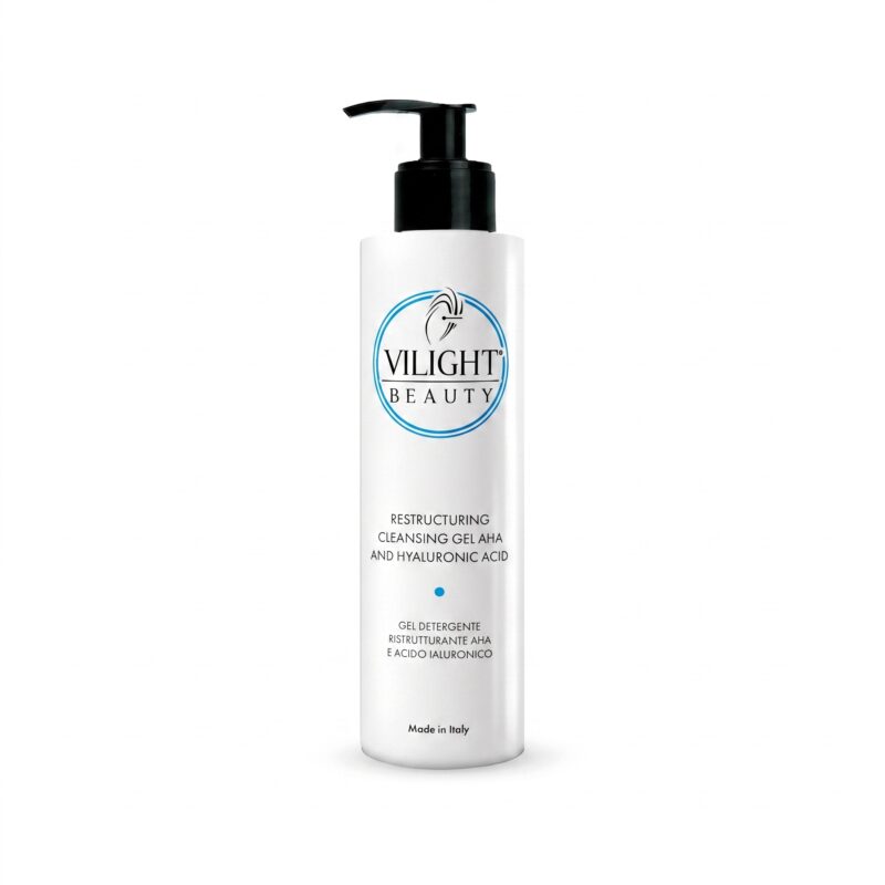 Gel Detergente Ristrutturante AHA e Acido Ialuronico Vilight Beauty 250 ml